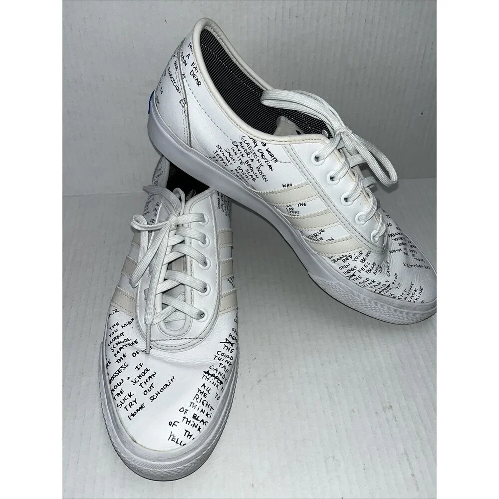 Adidas X Mark Gonzales Gonz Adi Ease White Skateboard Shoes Mens Size 10.5